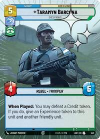 Taramyn Barcona - Eyes Front! (Hyperspace Foil) #542
