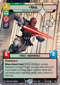 Maul - Master of the Shadow Collective (Hyperspace Foil) #556