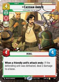 Cassian Andor - Everything for the Rebellion (Hyperspace Foil) #558