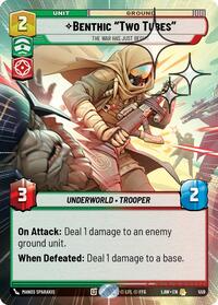 Benthic "Two Tubes" - The War Has Just Begun (Hyperspace Foil) #559