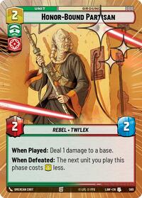 Honor-Bound Partisan (Hyperspace Foil) #560
