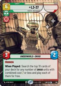 L3-37 - Radical Instigator (Hyperspace Foil) #565
