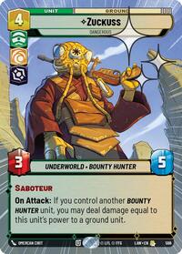 Zuckuss - Dangerous (Hyperspace Foil) #566