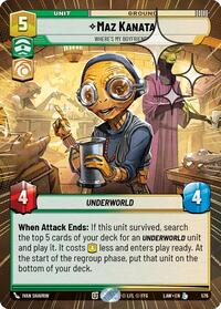 Maz Kanata - Where's My Boyfriend? (Hyperspace Foil) #576