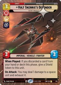 Vult Skerris's Defender - Secret Project (Hyperspace Foil) #578