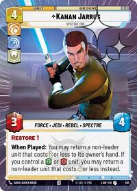 Kanan Jarrus - Spectre One (Hyperspace Foil) #591