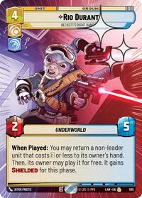 Rio Durant - Beckett's Right Hands (Hyperspace Foil) #595