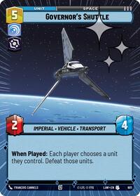 Governor's Shuttle (Hyperspace Foil) #601