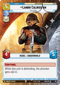 Lando Calrissian - Eyes Open (Hyperspace Foil) #610