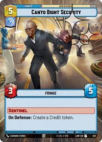 Canto Bight Security (Hyperspace Foil) #623