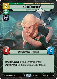 Bib Fortuna - Die Wanna Wanga? (Hyperspace Foil) #636