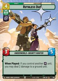 Ruthless Duo (Hyperspace Foil) #639