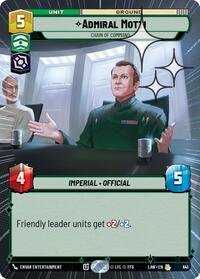 Admiral Motti - Chain of Command (Hyperspace Foil) #641