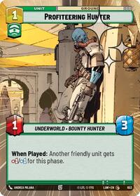 Profiteering Hunter (Hyperspace Foil) #653