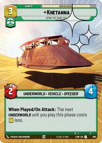 Khetanna - Upon the Dune Sea (Hyperspace Foil) #660