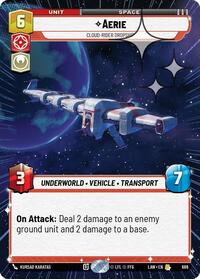 Aerie - Cloud-Rider Dropship (Hyperspace Foil) #686
