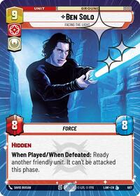 Ben Solo - Facing the Light (Hyperspace Foil) #687