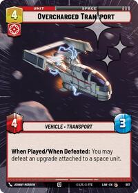 Overcharged Transport (Hyperspace Foil) #697