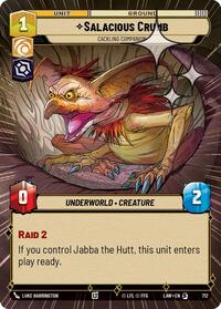 Salacious Crumb - Cackling Companion (Hyperspace Foil) #712