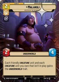 Malakili - Keeper of the Menagerie (Hyperspace Foil) #714