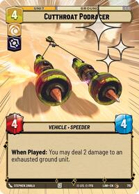 Cutthroat Podracer (Hyperspace Foil) #715