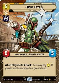 Boba Fett - For a Price (Hyperspace Foil) #716