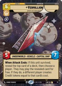Vermillion - Qi'Ra's Auction House (Hyperspace Foil) #717