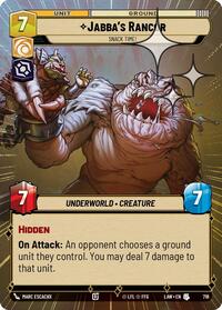 Jabba's Rancor - Snack Time! (Hyperspace Foil) #718