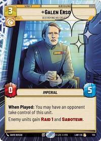 Galen Erso - Destroying His Creation (Hyperspace Foil) #735