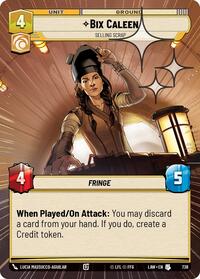 Bix Caleen - Selling Scrap (Hyperspace Foil) #738