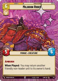 Milodon Rider (Hyperspace Foil) #742