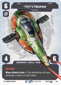Fett's Firespray - In Pursuit (Prestige) #814