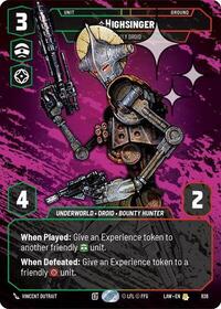 Highsinger - Deadly Droid (Prestige Foil) #826