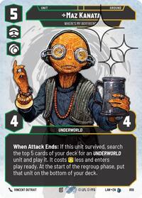 Maz Kanata - Where's My Boyfriend? (Prestige Foil) #859