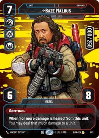 Baze Malbus - Good Luck (Serialized) #882
