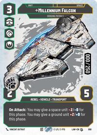 Millennium Falcon - Dodging Patrols (Serialized) #890