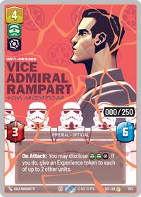 Vice Admiral Rampart - On Schedule (Serialized) (Rose Gold) #1133