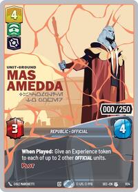 Mas Amedda - Accomplice to Power (Serialized) (Rose Gold) #1134