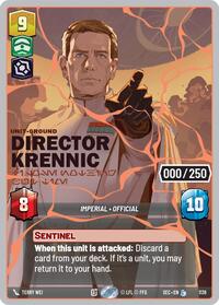 Director Krennic - I Lose Nothing But Time (Serialized) (Rose Gold) #1136
