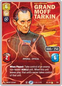 Grand Moff Tarkin - Taking Krennic's Achievement (Serialized) (Rose Gold) #1139