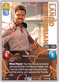 Lando Calrissian - Trust Me (Serialized) (Rose Gold) #1141