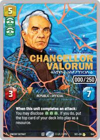 Chancellor Valorum - Civil Servant (Serialized) (Rose Gold) #1142