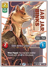 Jar Jar Binks - Mesa Propose (Serialized) (Rose Gold) #1143