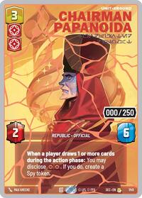 Chairman Papanoida - Undaunted Diplomat (Serialized) (Rose Gold) #1145