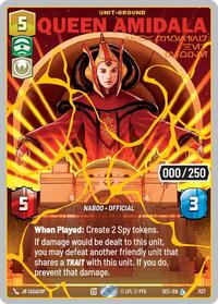Queen Amidala - Championing Her People (Serialized) (Gold) #1127