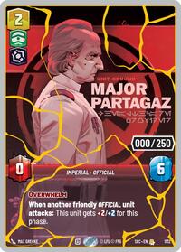 Major Partagaz - Healthcare Provider (Serialized) (Gold) #1132