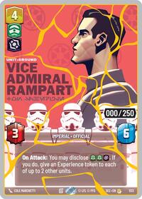 Vice Admiral Rampart - On Schedule (Serialized) (Gold) #1133