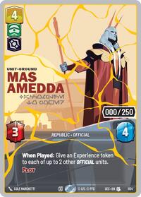 Mas Amedda - Accomplice to Power (Serialized) (Gold) #1134