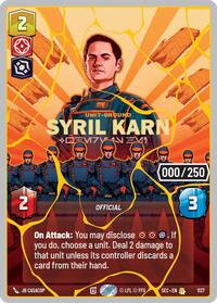 Syril Karn - Where Is He? (Serialized) (Gold) #1137