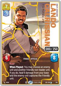 Lando Calrissian - Trust Me (Serialized) (Gold) #1141